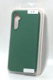 Чехол Samsung A35 Silicon Original FULL №17 Dark green(4you)