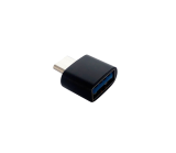 Адаптер с Type-C папа на USB 3.0 мама (Type-C OTG) (тех.пак) Black