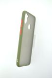 Чехол Samsung A01 Core/M01 Core Silicon Gingle Matte dark olive/orange "Акционная цена"