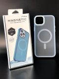 Чехол iPhone 15ProMax Silicon SPACE with MagSafe Grey