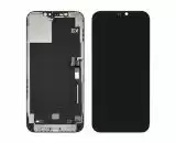 LCD iPhone 12 ProMax з чорним тачскрином + дисплейна рамка GX-AMOLED (M) 