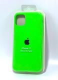 Чехол iPhone 11 Silicon Case original FULL №71 party green (4you)