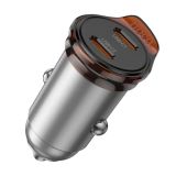 АЗУ-Type-C HOCO NZ16B PD45W+QC3.0 (2Type-C) Grey