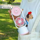 Вентилятор настольный SPRAY FAN GG8802 Pink (АКБ, увлажнитель, 3 скорости, Type-C)