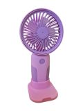 Вентилятор ручний MINI FAN MJ122 (підставка для телефону, 3 режими, Type-C) Violet