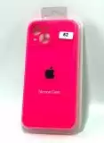 Чохол iPhone 13 Silicon Case original FULL Camera №52 ultra pink (4you)