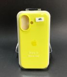Чехол iPhone 17 Silicon Case original FULL №40 lemon (4you)