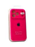 Чохол iPhone 17Pro Silicon Case original FULL Camera №52 ultra pink (4you)