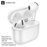 Bluetooth-гарнітура BOROFONE BW85 (Bluetooth 5.4) White