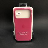 Чехол iPhone 17ProMax Silicon Case original FULL №69 raspberry (4you)