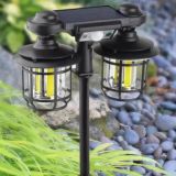 Светильник уличный JD-2217 (от солнечной батареи, с датчиком движения, 3-мя режимами и пультом)