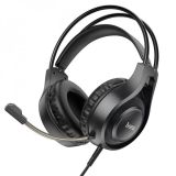 Гарнитура HOCO W106 (микрофон) (Мониторы) Black