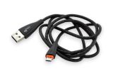 Usb-cable Micro USB 4you SNAKE (2.1A, Шкір.оплетка, Premium, чорний) - ТОП Продаж!