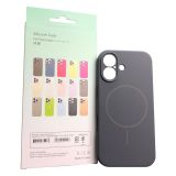 Чехол iPhone 17 Silicon BEATS with MagSafe №12 Graphite Gray