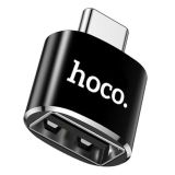 Перехідник HOCO UA5 Type-C тато / USB мама Black