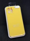Чехол iPhone 11ProMax Silicon Case original FULL Camera №4 yellow (4you) (NO LOGO) "Акционная цена"