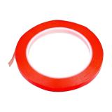 Двосторонній скотч 3M прозорий ширина 8 мм, довжина 25м червоний (М)