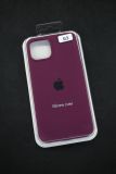 Чехол iPhone 15Plus Silicon Case original FULL №63 burgundy (4you) "Акционная цена"