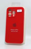 Чехол iPhone 13Pro Silicon Case original FULL Camera №14 red (4you)