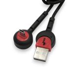 Usb-cable Micro USB 4you Angara ( 2000mah, tpe, 90град, micro 2х стор., Чорний )