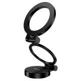 Holder HOCO H98 Rider folding Ring Magnetic (center console) Black