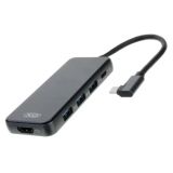 Hub XO HUB002 Type-C Black
