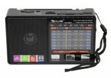 Радіоприймач Golon RX-8866 (USB+SD, ліхтарик) Black