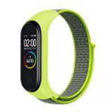 Ремешок на браслет фитнес Xiaomi mi band 3/4 Velcro Light green