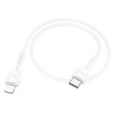 Cable Type-C/iPhone 5 HOCO X37 0,5m (круглий) White