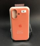 Чохол iPhone 17 Silicon Case original FULL №27 peach (4you)