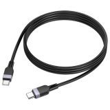 Cable Type-C/Type-C HOCO X109 60W 3m (круглий) Black