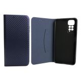 Flip Cover for Xiaomi Redmi Note 11/11s Fiber Dark blue (4you)