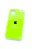 Чохол iPhone X/XS Silicon Case original FULL №53 neon green (4you)