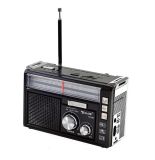 Радіоприймач Golon RX-382 (от сети или R20, фонарик, USB, MicroSD, 165х110х75мм) Black