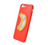 Чехол Samsung J3/J330 (2017) Silicon Mirror Banana Red