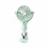 Вентилятор ручний SPRAY FAN LX633Y (зволожувач, підставка для телефону, 3 режими, Type-C) Green