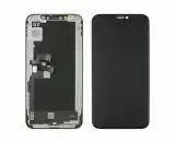 LCD iPhone XS з чорним тачскрином + дисплейна рамка (GX-AMOLED SOFT) (M) 