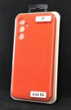 Чохол Samsung A34(5G) Silicon Original FULL № 7 New apricot ( 4you )