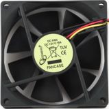 Вентилятор Gembird Fancase для корпуса, 3-pin разъем  80x80мм (Д)