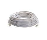 Кабель мережевий RJ45 50м, білий (вита пара)