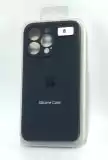 Чохол iPhone 15Pro Silicon Case original FULL Camera №8 Dark blue (4you)