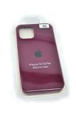 Чохол iPhone XS Max Silicon Case original FULL №63 burgundy (4you) 