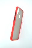 Чехол Samsung A02s/A025 Silicon Gingle Matte Red/black  "Акционная цена"