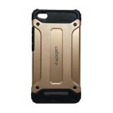Чехол Samsung A3/A310 (2016) Silicon+Plastic Spigen gold (противоударная) "Акционная цена"