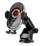 Holder XO WX038 с беспроводным зарядным на торпеду Black
