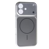 Чехол iPhone 15 Silicon IPHONE 17 STYLE with MagSafe Silver