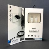 Usb-cable iPhone 5 4you Merla (2A, silicon, белый, премиум упаковка)