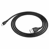 Usb-cable Micro USB HOCO X61 2.4A 1m (круглий) Black