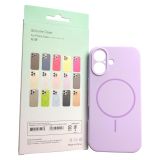 Чохол iPhone 17 Silicon BEATS with MagSafe №2 Lilac