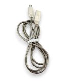 Usb-cable Micro USB 4you Averina (2000mah, метал, сталевий) "Акційна ціна"